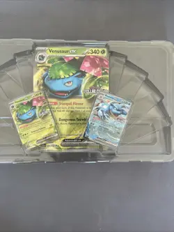 Pokemon TCG Venusaur Ex And Blastoise Ex Stellar Crown Stamp Promo Cards NM - Image 1
