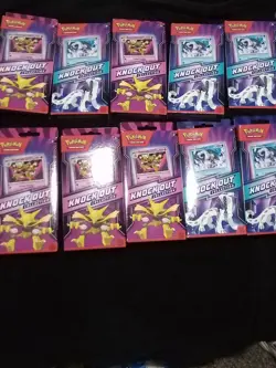 Pokemon Knockout Collection Alakazam Chinese 10 box bundle - Image 1