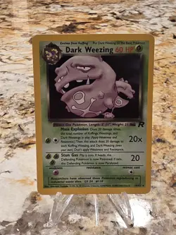 Pokemon 1999-2000 Dark Weezing 14/82 Team Rocket Holo - Image 1