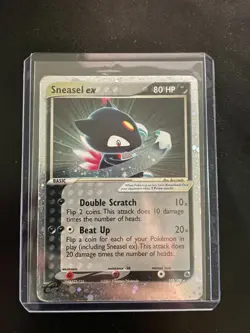Pokemon TCG Sneasel EX 103/109 Ruby and Sapphire Holo Ultra Rare - Image 1