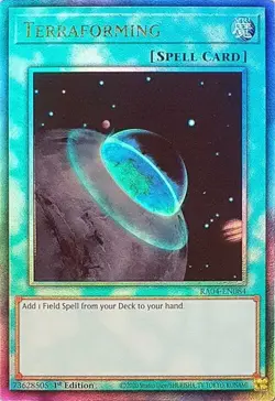 Yugioh! Terraforming - RA04-EN084 - Ultimate Rare - 1st Edition Near Mint, Engli - Image 1