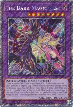 Yugioh! The Dark Magicians - RA04-EN054 - Platinum Secret Rare - 1st Edition Nea - Image 1