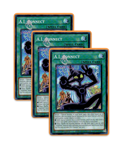 Yugioh! A.I. Connect ALIN-EN054 (SR) 1st Ed 3x "Cyberse Support" - Image 1