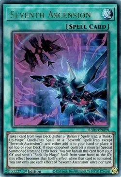 Yugioh! Seventh Ascension - RA04-EN098 - Ultimate Rare - 1st Edition Near Mint, - Image 1