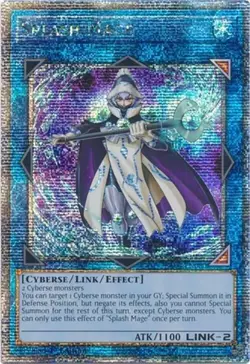 Yugioh! Splash Mage - RA04-EN080 - Quarter Century Secret Rare - 1st Edition Nea - Image 1