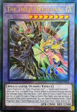 Yugioh! The Dark Magicians - RA04-EN054 - Ultimate Rare - 1st Edition Near Mint, - Image 1