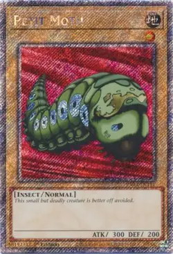 Yugioh! Petit Moth - RA04-EN111 - Platinum Secret Rare - 1st Edition Near Mint, - Image 1