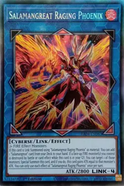 Yugioh! Salamangreat Raging Phoenix - RA04-EN083 - Collector's Rare - 1st Editio - Image 1