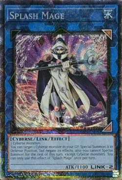 Yugioh! Splash Mage - RA04-EN080 - Collector's Rare - 1st Edition Near Mint, Eng - Image 1