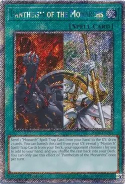Yugioh! Pantheism of the Monarchs - RA04-EN261 - Platinum Secret Rare - 1st Edit - Image 1