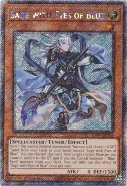 Yugioh! Sage with Eyes of Blue - RA04-EN266 - Platinum Secret Rare - 1st Edition - Image 1