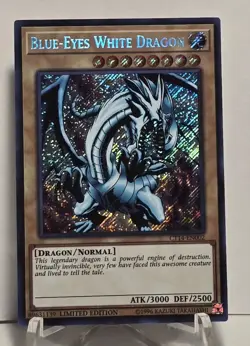 Blue-Eyes White Dragon CT14-EN002 Secret Rare Limited Edition Yugioh TCG NM/M - Image 1