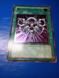 LP 1st Ed Monster Reincarnation RDS-EN045 Ultimate rare Yugioh! (Tracked) - Image 3