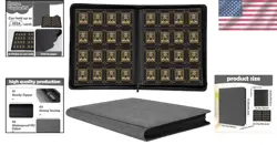 Reinforced 1000+ Pocket Trading Card Holder - Ideal Gift for Card Lovers in Gray - Image 2