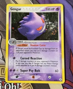 Pokemon TCG 2006 Legend Maker Gengar Holo Rare Card 5/92 MP Condition - Image 1