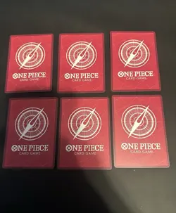 ONE PIECE Card Legacy of the Master OP12 Leader Set of 6 Complete BASE ENGLISH - Image 2