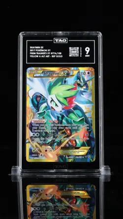 TAG 9 MINT Shaymin EX 77a/108 Alt Art 2017 Pokemon XY Premium Collection Card NM - Image 2
