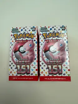 [2 BOX]Pokemon Card Scarlet&Violet 151 Booster Box sv2a New Sealed Korean ver - Image 2