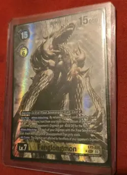 Digimon TCG CCG Fanglongmon EX5-074 SEC - Alt Art- Animal Colosseum Card Game - Image 1