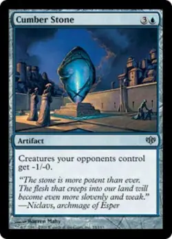 Cumber Stone -Foil Medium Play MTG Conflux - Image 1