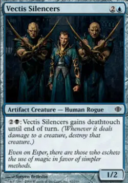 Vectis Silencers -Foil Medium Play MTG Shards of Alara - Image 1