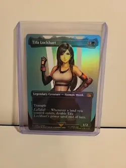 MTG Tifa Lockhart (R 0391) - Final Fantasy - Borderless Foil NM/M - Image 1