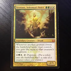 Trostani, Selesnya’s Voice Mythic Regular MTG Return To Ravnica #206 MP - Image 1