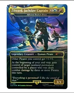 MTG | Edward, Jackdaw Captain / Admiral Beckett Brass #1561 | Foil | NM | EN - Image 1
