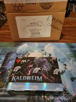 MTG Kaldheim Collector Booster Box 12 Packs new sealed English Rudy Alpha - Image 1