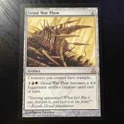 Gruul War Plow Rare Regular MTG Guildpact #151 LP - Image 1