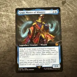 MTG - Gogo, Master of Mimicry - Extended Art Mythic #437 - Final Fantasy Mythic - Image 1