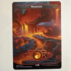 Mountain NM (238) (Borderless) Unfinity Regular MTG - Image 1