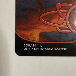 Mountain NM (238) (Borderless) Unfinity Regular MTG - Image 2