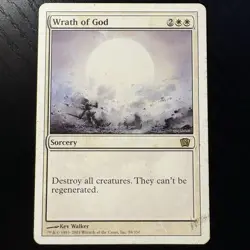 Wrath Of God Rare Regular MTG 8th Edition #58 MP - Image 1