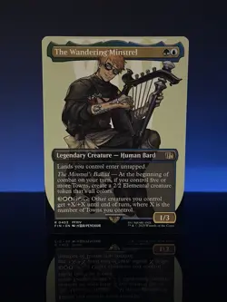The Wandering Minstrel #0403 FIN R (Borderless) (Non-Foil) - MTG Final Fantasy - Image 1