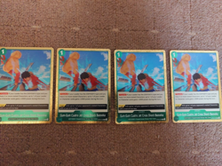 Gum-Gum Cuatro...OP09-039 X4 PLAYSET Rare English One Piece TCG Card : OP09 - Image 1