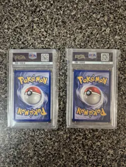 1999 Pokemon Base Set Shadowless Squirtle And Charmander PSA 9 W/ Sequential # - Image 2
