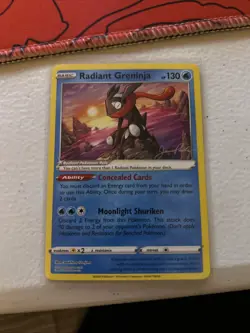 Pokemon Radiant Greninja 2024 World Championships Reg Jesse Parker NM Condition - Image 1