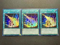 3x Lightning Storm | RA01-EN061 | Super Rares | NM | 1st Edition | YuGiOh! - Image 1