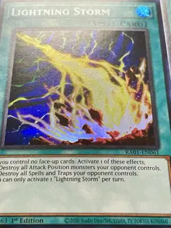 3x Lightning Storm | RA01-EN061 | Super Rares | NM | 1st Edition | YuGiOh! - Image 4