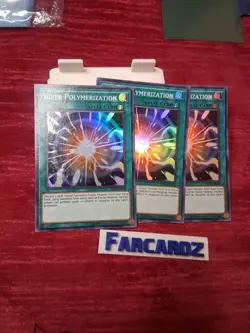 Yugioh!-(x3) Super Polymerization- Super Rare- Op09-009-(LP) - Image 1