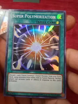 Yugioh!-(x3) Super Polymerization- Super Rare- Op09-009-(LP) - Image 2