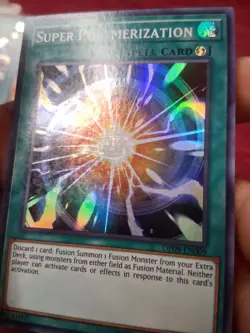 Yugioh!-(x3) Super Polymerization- Super Rare- Op09-009-(LP) - Image 3