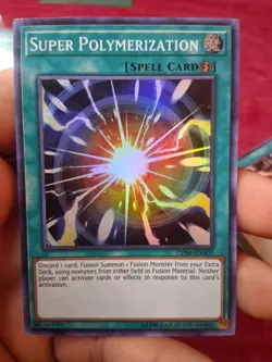 Yugioh!-(x3) Super Polymerization- Super Rare- Op09-009-(LP) - Image 5