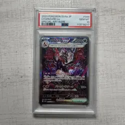 Pokemon Shiny Charizard ex SAR PSA 10 Japanese Shiny Treasure Rare Card - Image 1