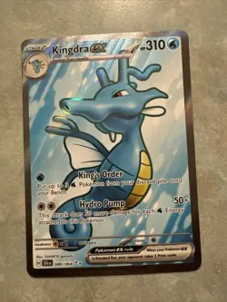 Kingdra ex 080/064 Shrouded Fable Full Art Ultra Rare Holo Pokemon Card NM - Image 1