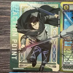 Attack On Titan Union Arena Levi Ap Sr Card Action Points - Image 2
