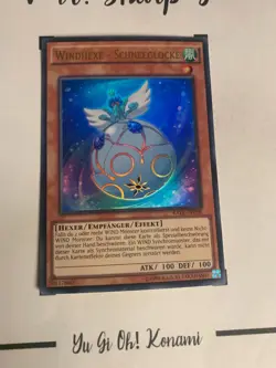 WINDHEXE - SCHNEEGLOCKE - RATE-DE008 DEUTSCH Yu-Gi-Oh! CARD ULTRA RARE HOLO TCG* - Image 4