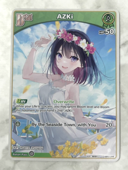 AZKi Hololive Card Game Vol.1 ENGLISH Waifu Anime Trading Card - Image 1