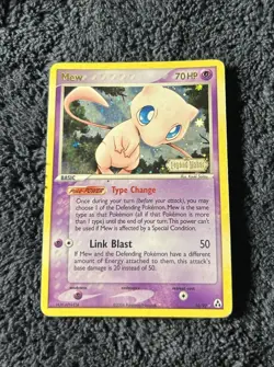 Pokemon Mew TCG Holo Rare Card 2006 EX Legend Maker 10/92 STAMPED - Image 1